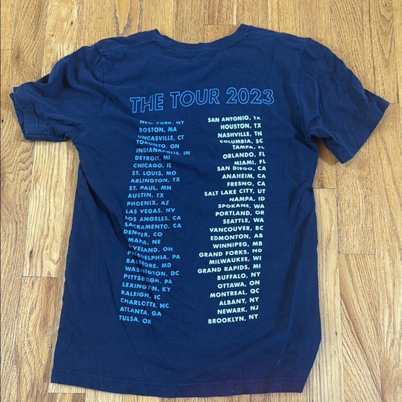 Jonas Brothers Women’s Navy Graphic T-Shirt Size Small - Picture 2 of 4